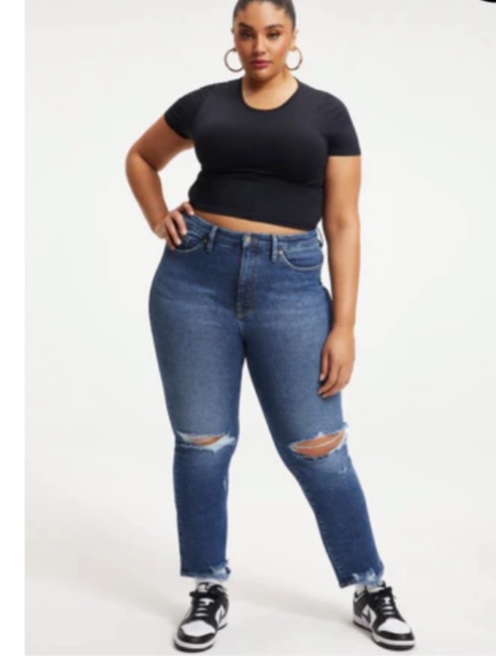 Good American Good Straight Jeans Size 12/31